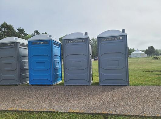 delivery and setup fees may apply depending on the location and rental duration of the special event restrooms